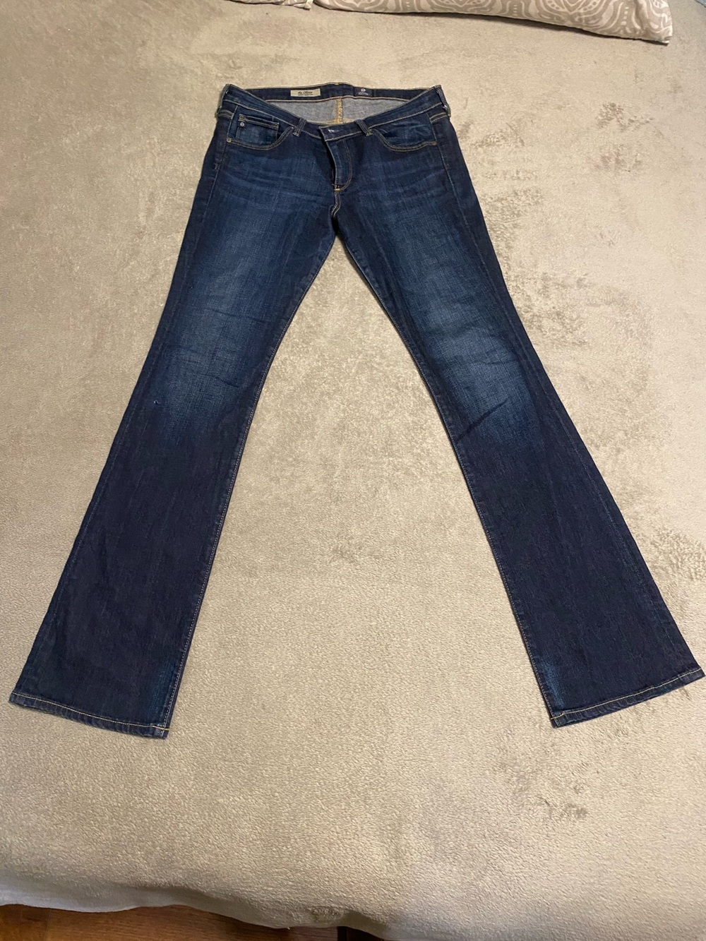 AG Adriano Goldschmied Dark Indigo Bootcut Jeans (NWOT)